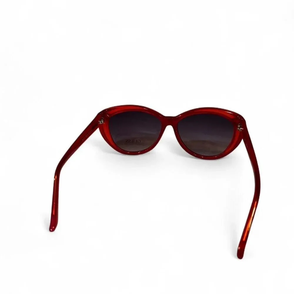 Guess Women's Red and Burgundy Sunglasses